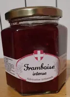 Confiture de framboise intense