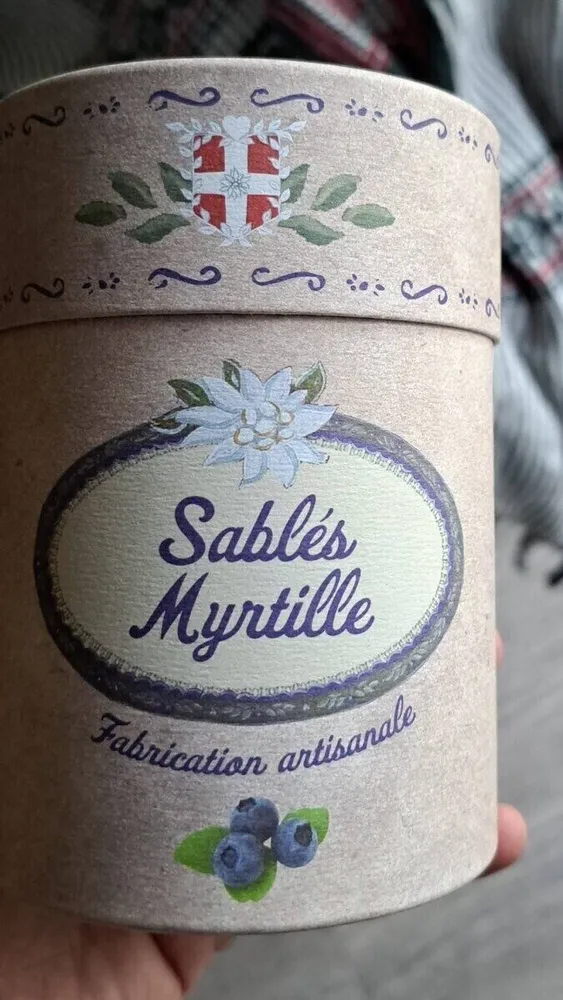 Sablés myrtille