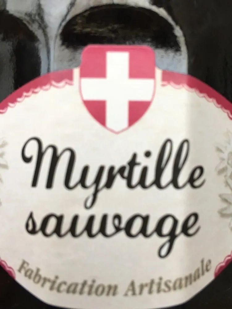 Confiture de myrtille sauvage