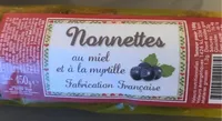 Nonnettes au miel et à la myrtille