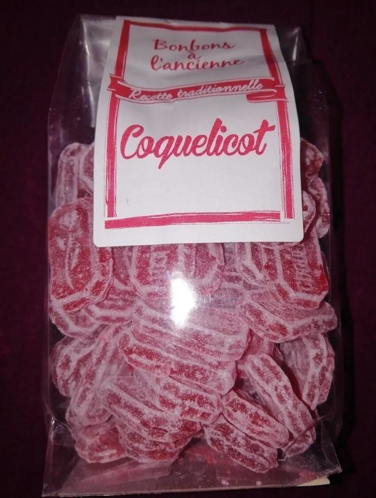 Bonbons à l'encienne Coquelicot