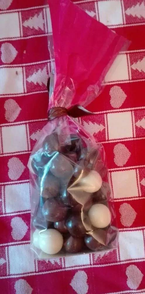 Noisettes enrobées de chocolat
