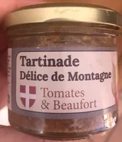 Tartinade delice de montagne tomates et beaufort