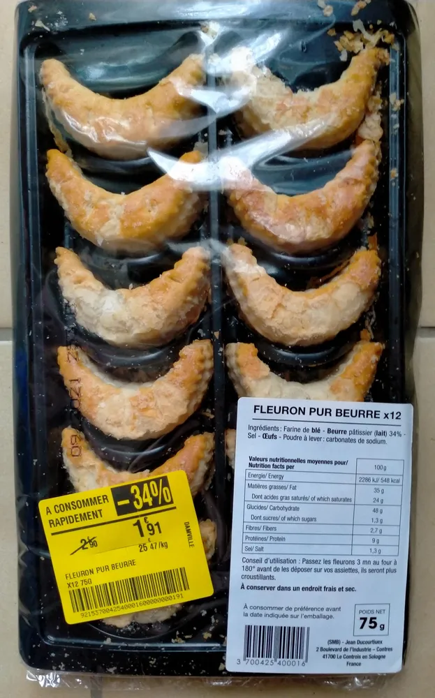 Fleurons Pur Beurre