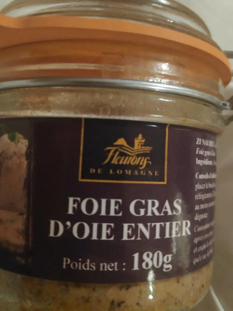 Foie gras d'oie entier