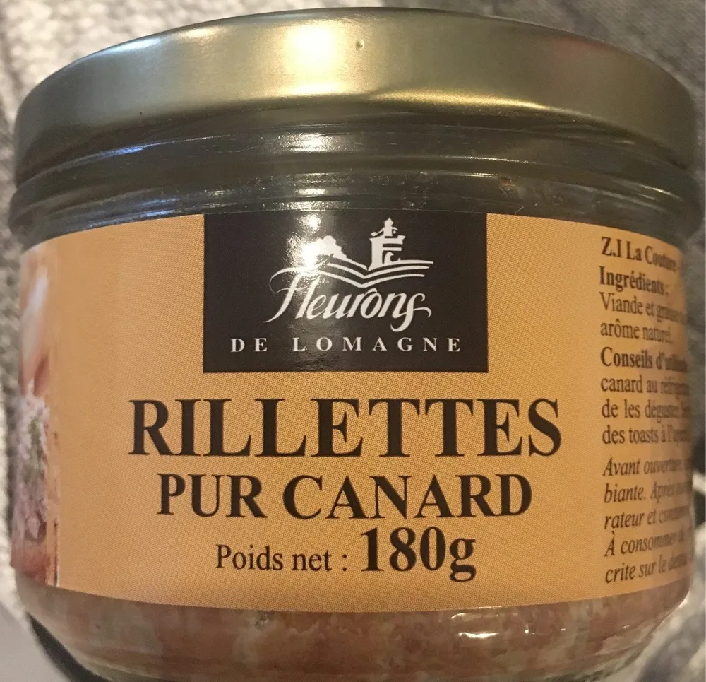 Rillettes pur canard