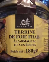 Terrine de foie frais à l'armagnac