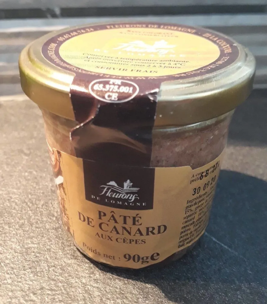 Pâté de canard aux cèpes