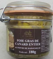 Foie gras de canard entier au poivre de Madagascar