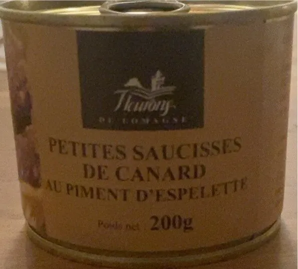 Petites saucisses de canard au piment d’espelette