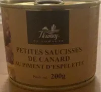 Petites saucisses de canard au piment d’espelette