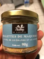 Rillette de maquereau au sel de guerande et citron