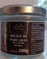Délice de foie gras de canard aux figues
