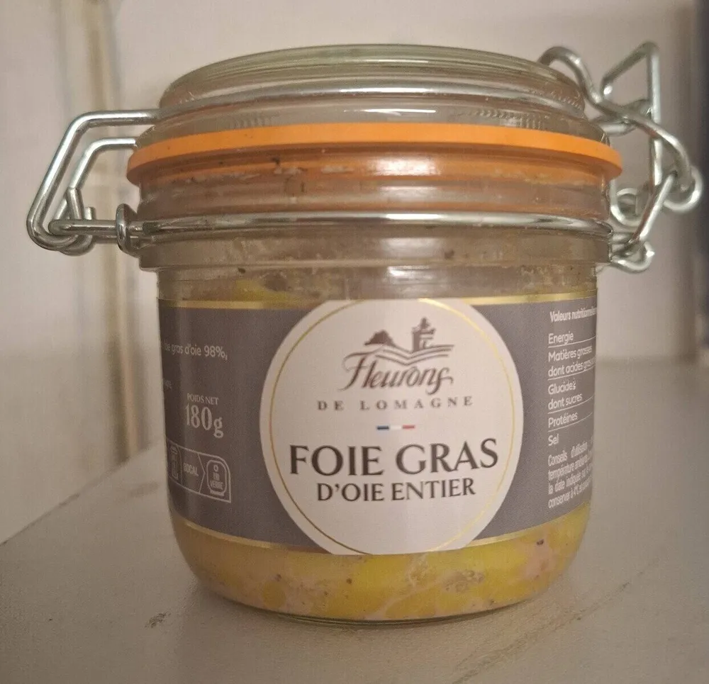 Foie gras d'oie entier