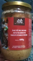 Sauté de dinde aux marrons sauce forestière