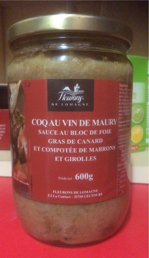 Coq au vin de Maury