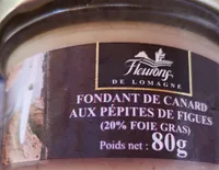 Fondant de canard aux pépites de figues