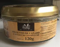 Rillettes de canard au magret de canard fumé