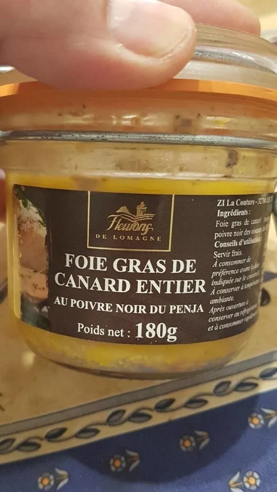 Foie gras de canard entier