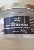 Douceur de canard au raisins et sauternes(20% foie gras)