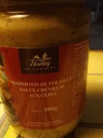 Marmiton de volaille sauce aux cèpes