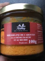 Mousseline de carottes a la creme fraiche