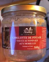 Gibelotte de pintade sauce automnale aux morilles
