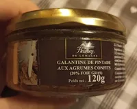 Galantine de pintade aux agrumes confits