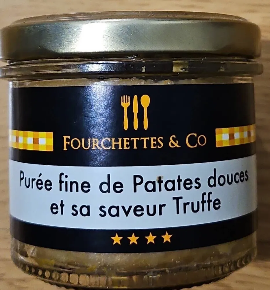 Purée fine de Patates douces et sa saveur Truffe