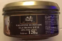 Galantine de pintade a la truffe d’ete