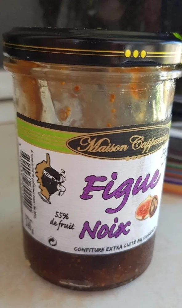 confiture figue noix