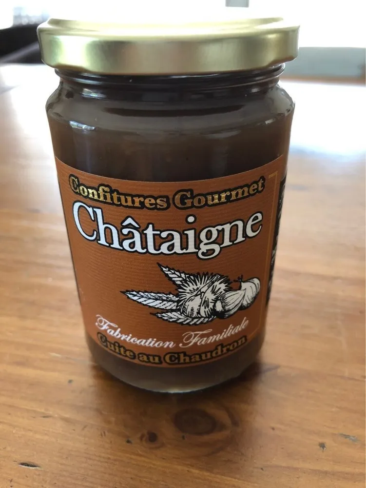 Confiture gourmet chataigne