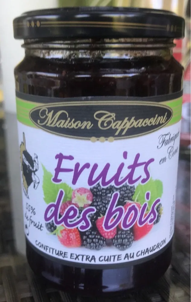 Confiture fruits des bois