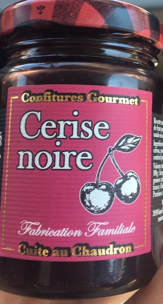 Confiture de cerise noire
