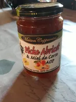 Confiture pêche abricot et miel de Corse AOP