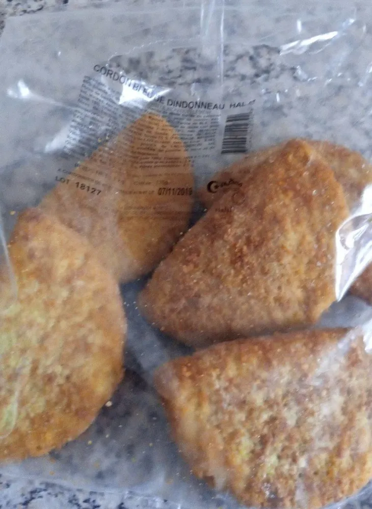 Cordon bleu de dindonneau halal