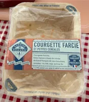 Courgette farcie et petites cereales