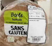 Boule tranchee sans gluten