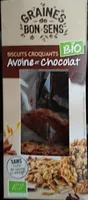 Biscuits croquants avoine et chocolat