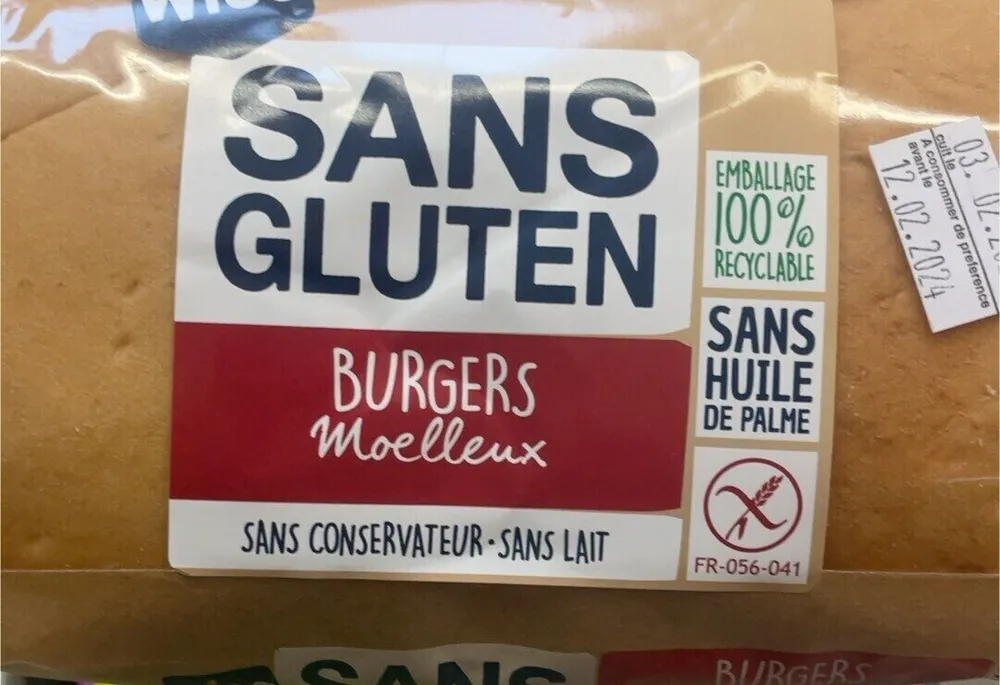 Burgers moelleux sans gluten