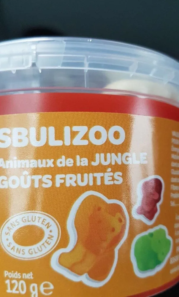 Animaux de la jungle goûts fruités