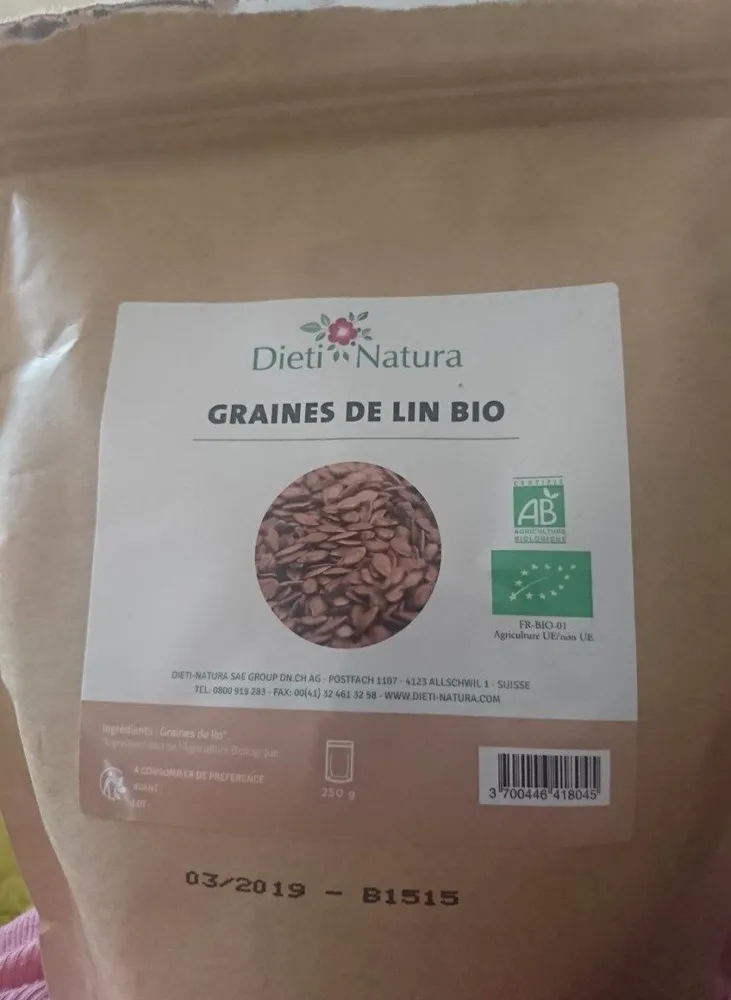 Graines de lin bio