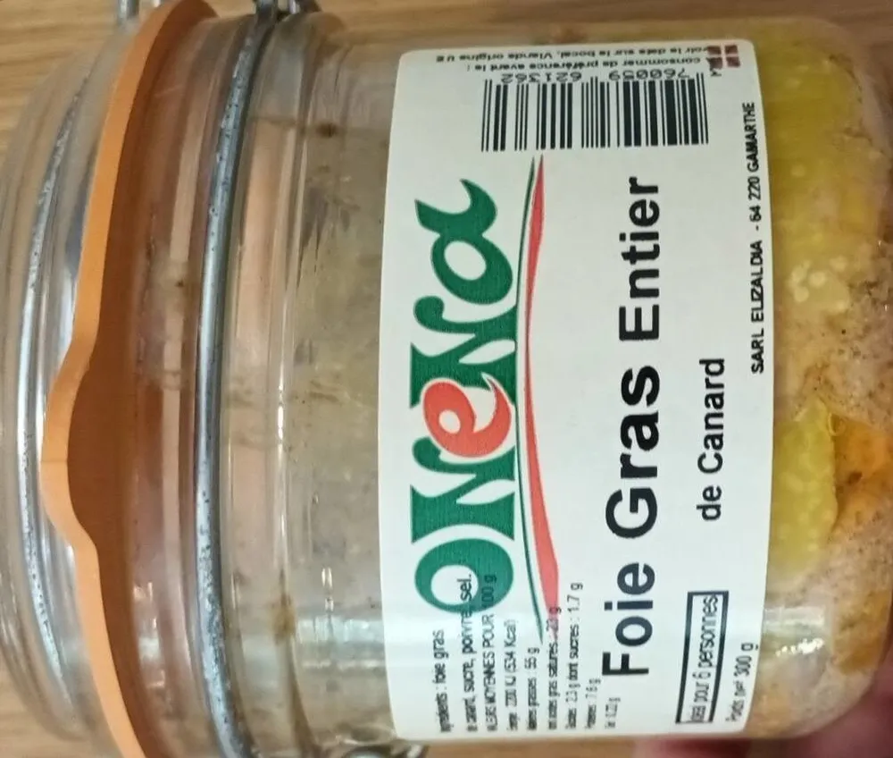 Foie Gras Entier de Canard ONENA