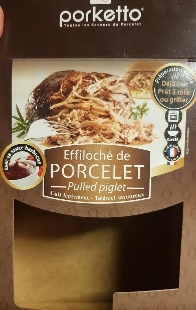 Effiloché de porcelet