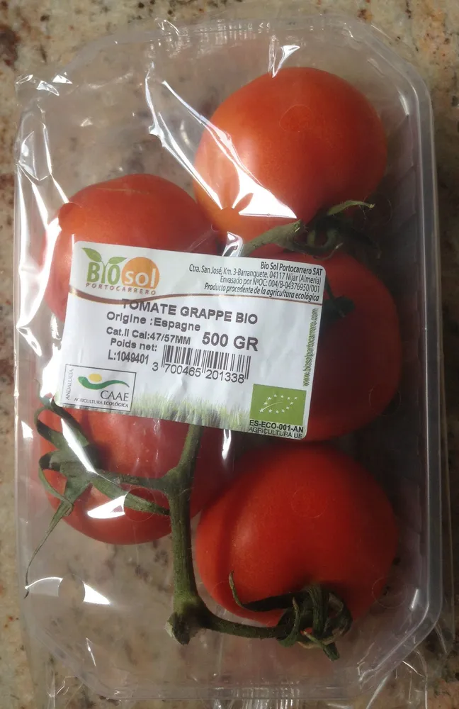 Tomate grappe bio