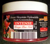 Colorant alimentaire hydrosoluble intense rouge Père Noël