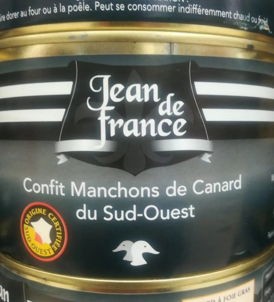 Confit Manchon de canard du sud ouest