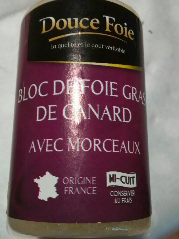 Bloc de foie gras de canard