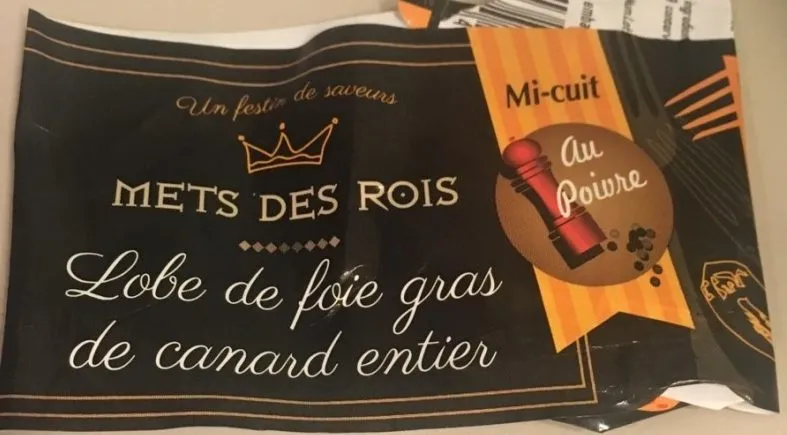 Lobe de foie gras de canard entier