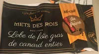Lobe de foie gras de canard entier